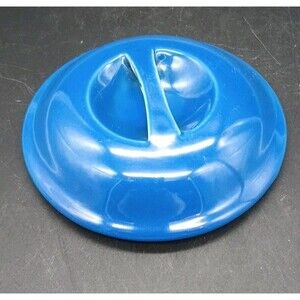 Tulip Tyme Stoneware Small Casserole LID ONLY Blue Replacement